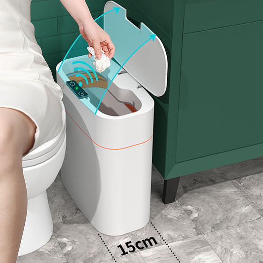Smart Trash Can With Lid For Bedroom And Living Room